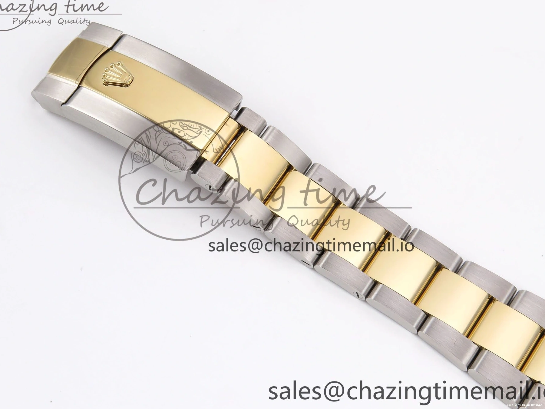 AAA Replica Watches Bracelet Thermal YG Best Edition Dial DateJust 41 Oyster 126333 EWEF SS on 976 YG Textured A 0104